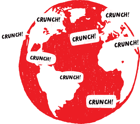image: locations crunch globe